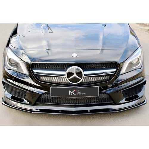 M. Benz C117 2013+ - Ön Lip Max A Plus+ CLA 45 V2 Stil, Piano Black Parlak Ürün Yüzeyi, Vkm.