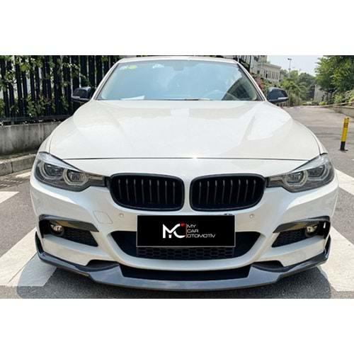 BMW F30 2012+ - Ön Lip A Plus+ Mad M Technic Style, Piano Black Parlak Ürün Yüzeyi, Vkm.