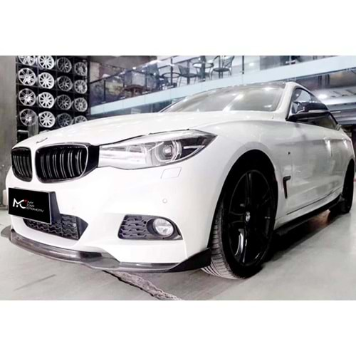 BMW F34 2012+ - Ön Lip A Plus+ Hamann Stil, Piano Black Parlak Ürün Yüzeyi, Vkm.