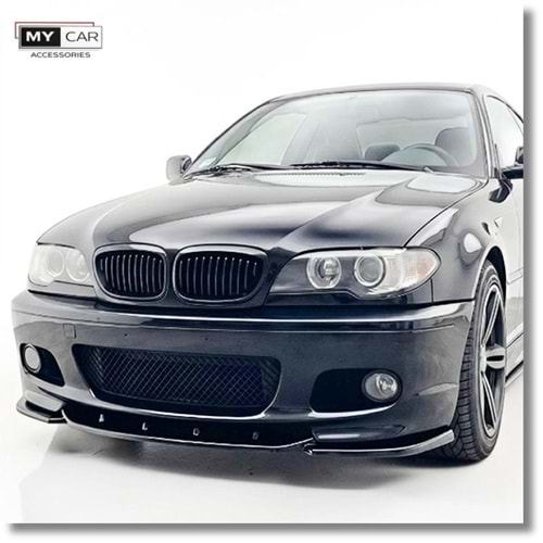 BMW E46 LCI 2 Coupe 2003+ - Tampon Lipi/Ön, A Plus M Sport/Technic V2 Stil, Piano Black Ürün Yüzeyi, Vacuum