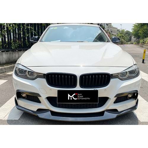 BMW F30 2012+ - Tampon Lipi/Ön, A Plus Mad M Technic Style, Piano Black Parlak Ürün Yüzeyi, Vakum