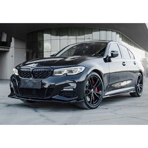 BMW G20 2019+ - Tampon Lipi/Ön, A Plus M Pack V1 Stil, Piano Black Parlak Ürün Yüzeyi, Vakum