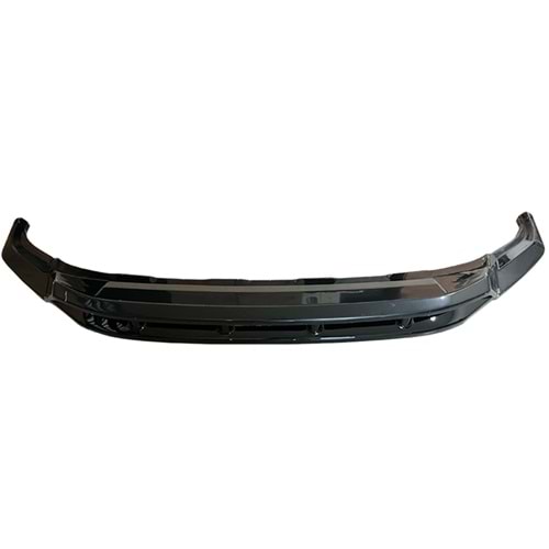 VW Touareg Mk3 2018+ - Tampon Lipi/Ön, A Plus R Line V1 Stil, 2 Parça, Piano Black Parlak Ürün Yüzeyi, Vakum