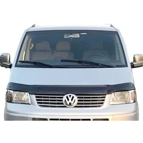 VW Transporter T5.2 2009+ - Kaput Üzeri Koruma MYC Oem St. Klipsli 4 mm, Piano Black Akrilik Set