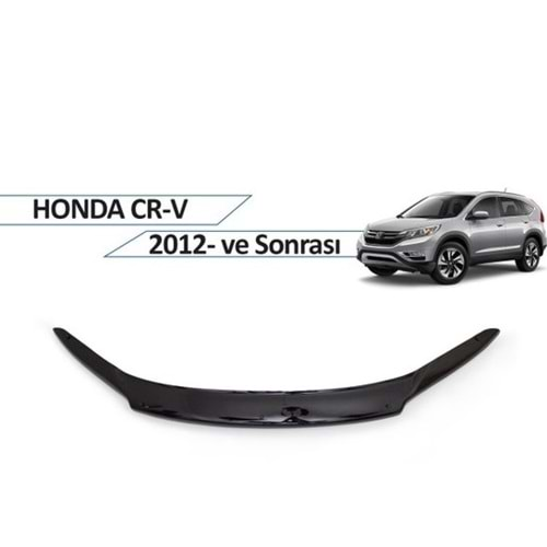 Honda Cr-V 2012+Kaput Rüzgarlığı Piano Black FVM Oem Klipsli, Piano Black