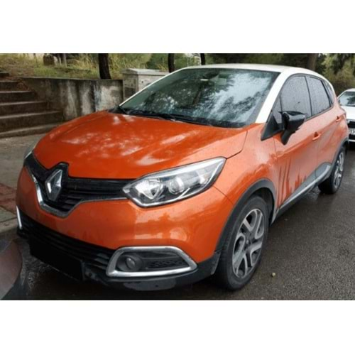 Renault Captur 1 2013+ - Ayna Kapağı Batman V1 Stil Yapıştırma , Piano Black ABS Set