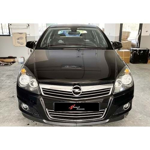 Opel Astra H FL2 2010+ - Ayna Kapağı Batman V1 Stil Yapıştırma , Piano Black ABS Set