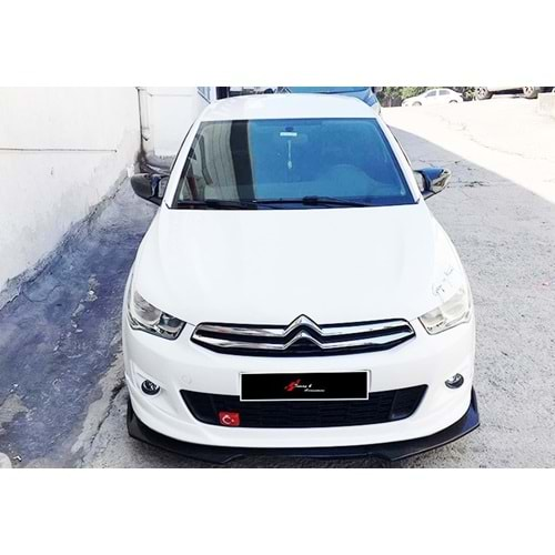 Citroen C Elysee 2013+ - Ayna Kapağı Batman V1 Stil Yapıştırma, Piano Black Ürün Yüzeyi ABS Set