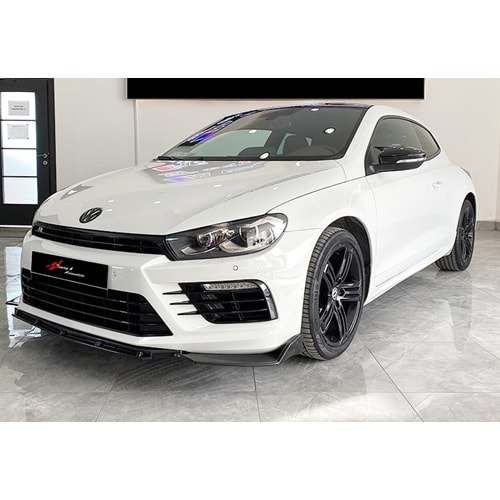 VW Scirocco Mk3 2008+ - Ayna Kapağı Batman V1 Stil Yapıştırma , Piano Black ABS Set