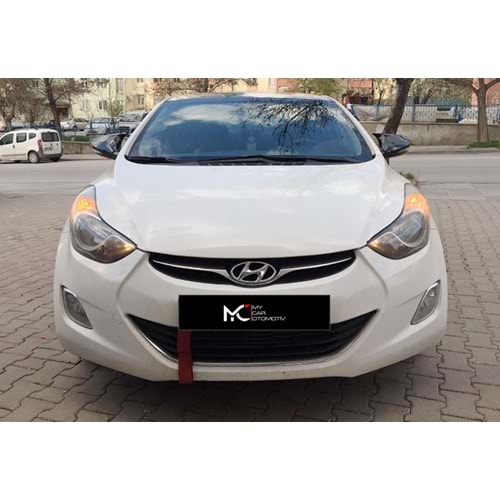 Hyundai Elantra 5 2010+ - Ayna Kapağı Batman V1 Stil Sinyalli, Yapıştırma, Piano Black Ürün Yüzeyi, ABS, Set