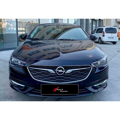 Opel Insignia B 2017+ - Ayna Kapağı A Pls+ Batman V2 Stil Yapıştırma, Piano Black Boyalı ABS Set