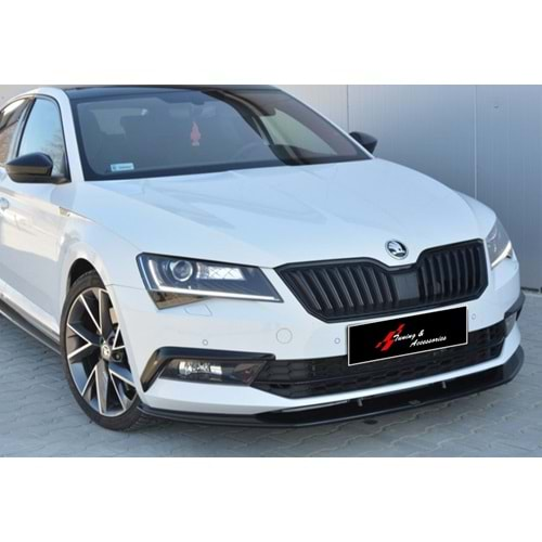 Skoda Superb Mk3 2015+ - Ön Tmpn. Kaşı Touch , Piano Black Ürün Yüzeyi, Vkm.