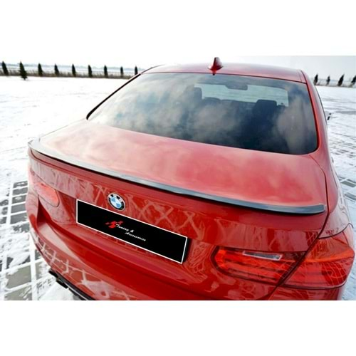 BMW F30 2012+ - Spoiler Max Cap, Bagaj Üzeri , Piano Black Ürün Yüzeyi, Vkm.