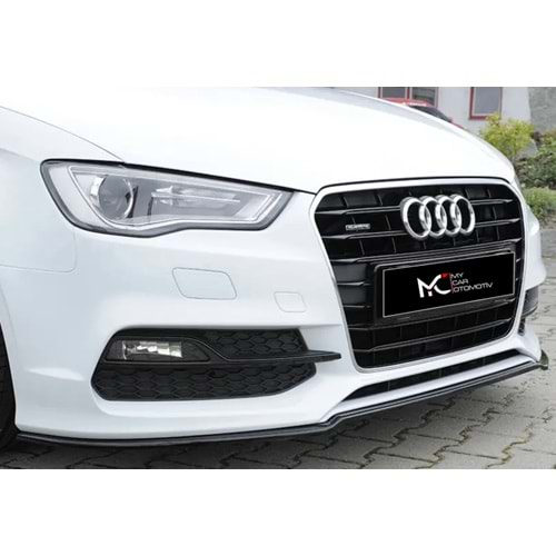 Audi A3 8V SD 2012+ - Ön Lip Rieger Max Design Standart, Piano Black Vkm.