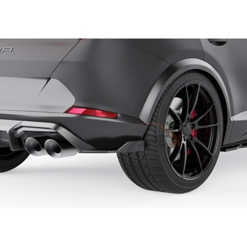 Seat Cupra Formentor Mk1 2020+ - Flap/Arka Yan, A Pex Cupra V1 Stil, Piano Black Parlak Ürün Yüzeyi, Vakum, Set
