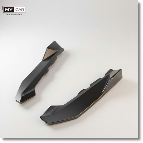 BMW F48 2016+ - Tampon Flap/Arka Yan, A Plus M Pack V1 Stil, Piano Black Parlak Ürün Yüzeyi, Vakum, Set