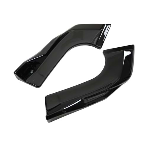 VW Tayron Mk2 2024+ - Tampon Flap/Arka Yan, A Plus Std./R Line V1 Stil, Piano Black Parlak Ürün Yüzeyi, Vakum, Set