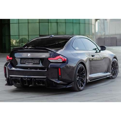 BMW G87 M2 2023+ - Difüzör/Arka, A Plus M2 V1 Stil, Piano Black Parlak Ürün Yüzeyi, Vkm.