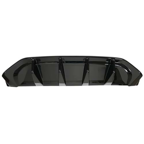 VW Tayron Mk2 2024+ - Difüzör/Arka, A Plus Std./R Line V1 Stil, Piano Black Parlak Ürün Yüzeyi, Vakum