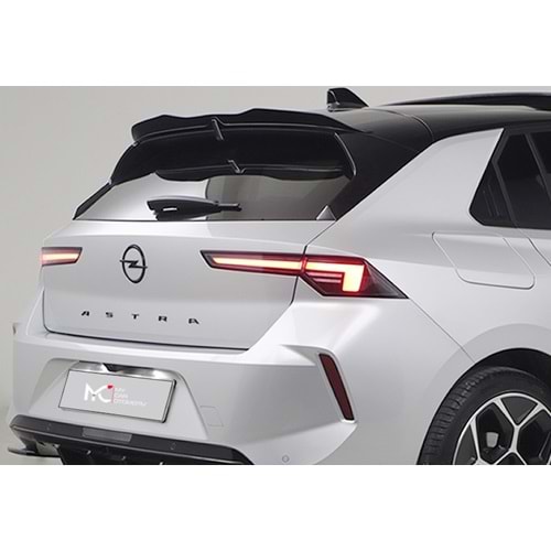 Opel Astra L 2020+ - Spoiler A Plus+ Std. V1 Stil Tavan, Piano Black Parlak Ürün Yüzeyi Vkm.