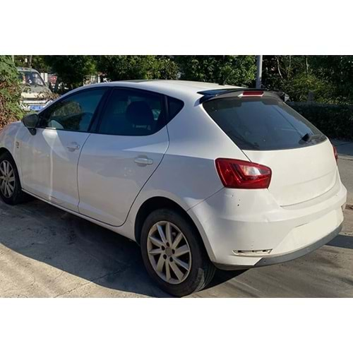 Seat Ibiza Mk4 4D 2008+ - Spoiler Cupra V2 Stil, Tavan Üzeri, Piano Black Boyalı Ürün Yüzeyi, ABS