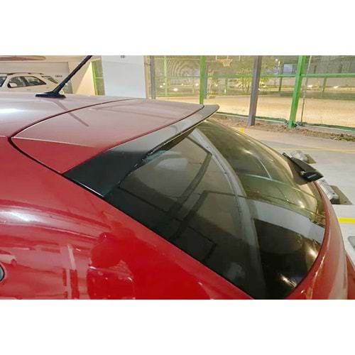 VW Polo Mk5 2009+ - Spoiler GTI Oem V2 Stil, Tavan Üzeri, Piano Black Boyalı Ürün Yüzeyi, ABS