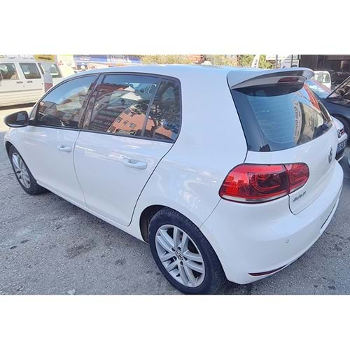 VW Golf Mk6 2008+ - Spoiler ABT V1 Stil Tavan Üzeri, İşlem Yapılmamış Ham Ürün Yüzeyi ABS