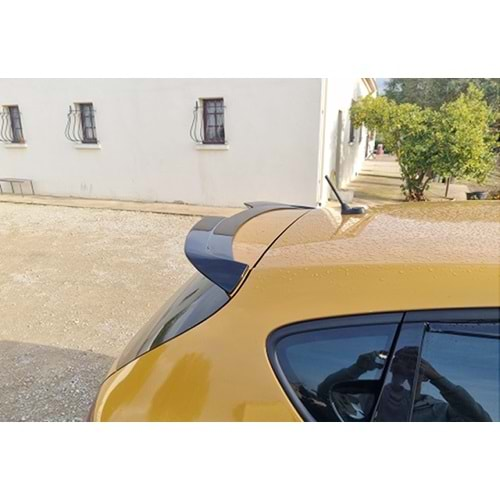 Seat Leon Mk2 FL 2009+ - Spoiler RS Stil Tavan Üzeri, Piano Black Black Yüzey ABS