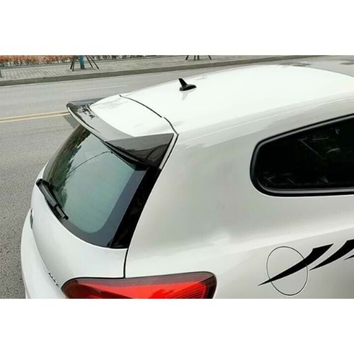 VW Scirocco Mk3 FL 2014+ - Spoiler Osir V2 Stil Tavan Üzeri, Piano Black Boyalı Ürün Yüzeyi, ABS