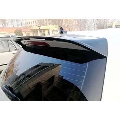 VW Golf Mk7 2012+ - Spoiler, Oem V2 Stil, Tavan Üzeri, Piano Black Boyalı Ürün Yüzeyi, ABS