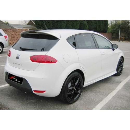 Seat Leon Mk2 FL 2009+ - Spoiler R V1 Stil, Tavan Üzeri, Astar Boyalı Ürün Yüzeyi, FRP