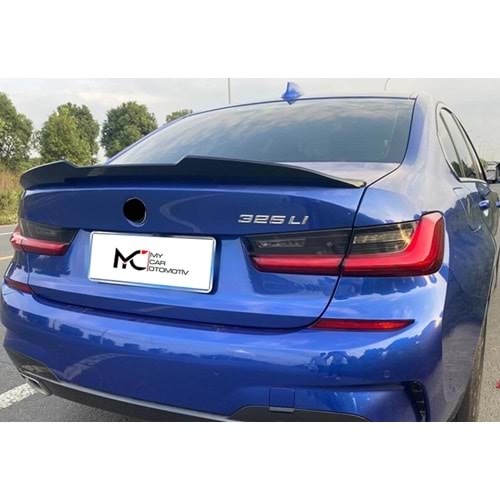 BMW G20 2019+ - Spoiler PSM V2 Stil, Bagaj Üzeri, Piano Black Boyalı Ürün Yüzeyi, ABS