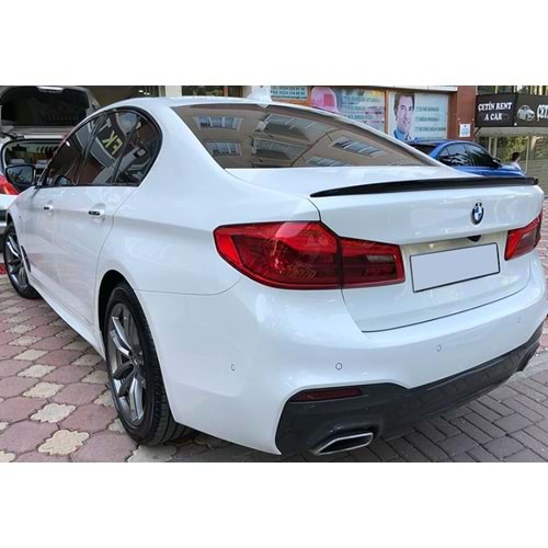 BMW G30 2017+ - Spoiler, M Performance V2 Stil, Bagaj Üzeri, Piano Black Boyalı Ürün Yüzeyi, ABS