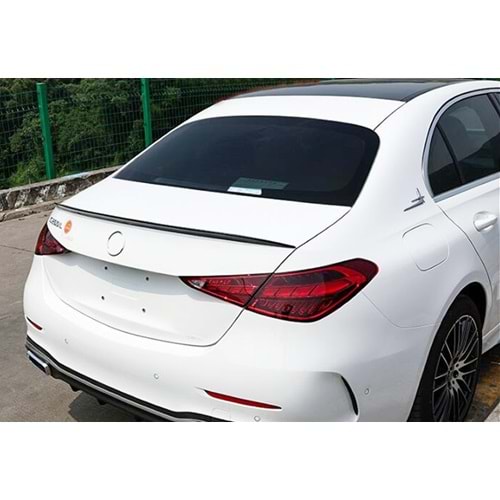 M. Benz W206 2021+ - Spoiler, AMG V2 Anatomik Stil, Bagaj Üzeri , Piano Black Boyalı Ürün Yüzeyi, ABS