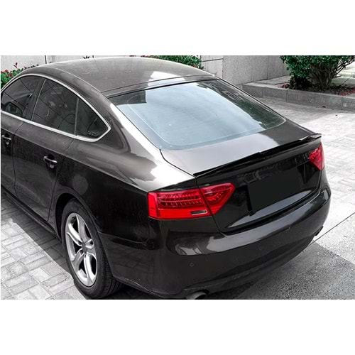 Audi A5 B8 SB 2007+ - Spoiler M4 V2 Stil, Bagaj Üzeri, Piano Black Boyalı Ürün Yüzeyi, ABS