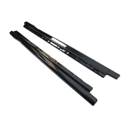 VW Tayron Mk2 2024+ - Marşpiyel Çıta/Alt, A Plus Std./R Line V1 Stil, Piano Black Parlak Ürün Yüzeyi, Vakum, Set