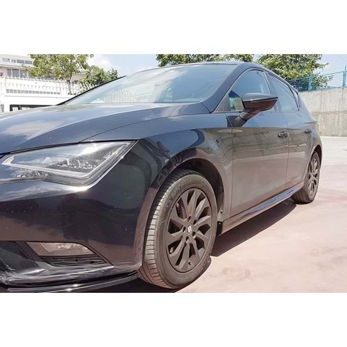 Seat Leon Mk3 2012+ - Marşpiyel Sport, İşlem Yapılmamış Ham Ürün Yüzey, Vakum, Set