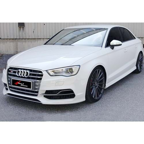 Audi A3 8V S 2012+ - Marşpiyel S3 Stil, İşlemsiz Ham Yüzey Vakum Set