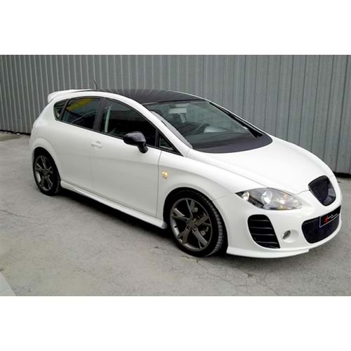 Seat Leon Mk2 2005+ - Marşpiyel Cupra Stil, İşlemsiz Ham Yüzey Vakum