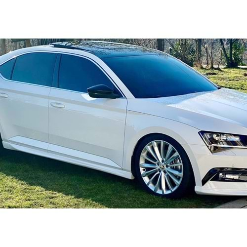 Skoda Superb Mk3 2015+ - Marşpiyel Custom, İşlemsiz Ham Yüzey Vakum Set