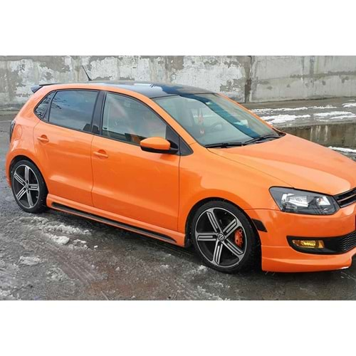 VW Polo Mk5 2009+ - Marşpiyel Rieger Stil, İşlemsiz Ham Yüzey Vakum Set