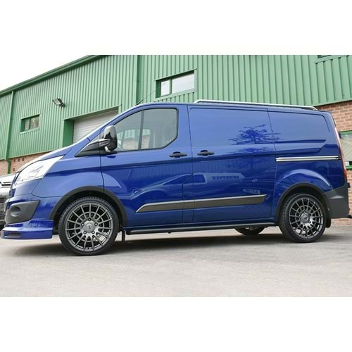 Ford Transit Custom Mk1 2012+ - Çamurluk Üzeri Kaplaması A Plus+ Oem V1 Stil, Mat Siyah Ürün Yüzeyi Vkm. Set