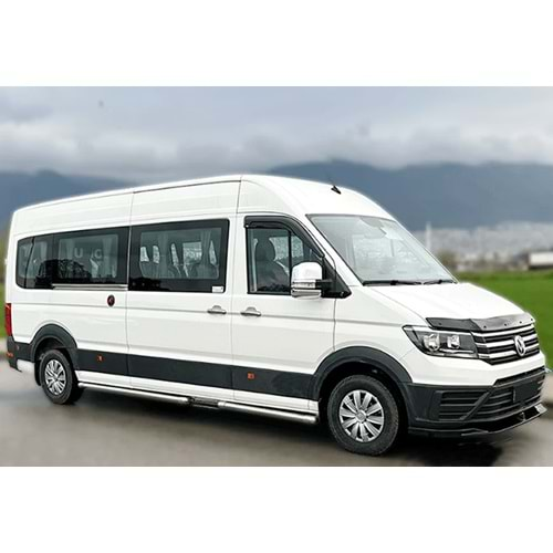 VW Crafter Mk2 2017+ - Çamurluk Üzeri Kaplaması A Plus+ Oem V1 Stil, Mat Siyah Ürün Yüzeyi Vkm. Set