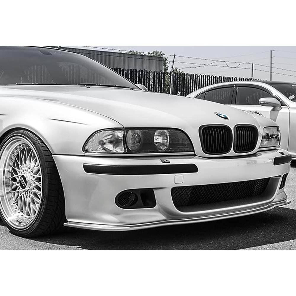 BMW E39 1995+ - Tampon Lipi/Ön, Hamann V1 Stil, 1 Parça, Piano Black Ürün Yüzeyi, Vakum