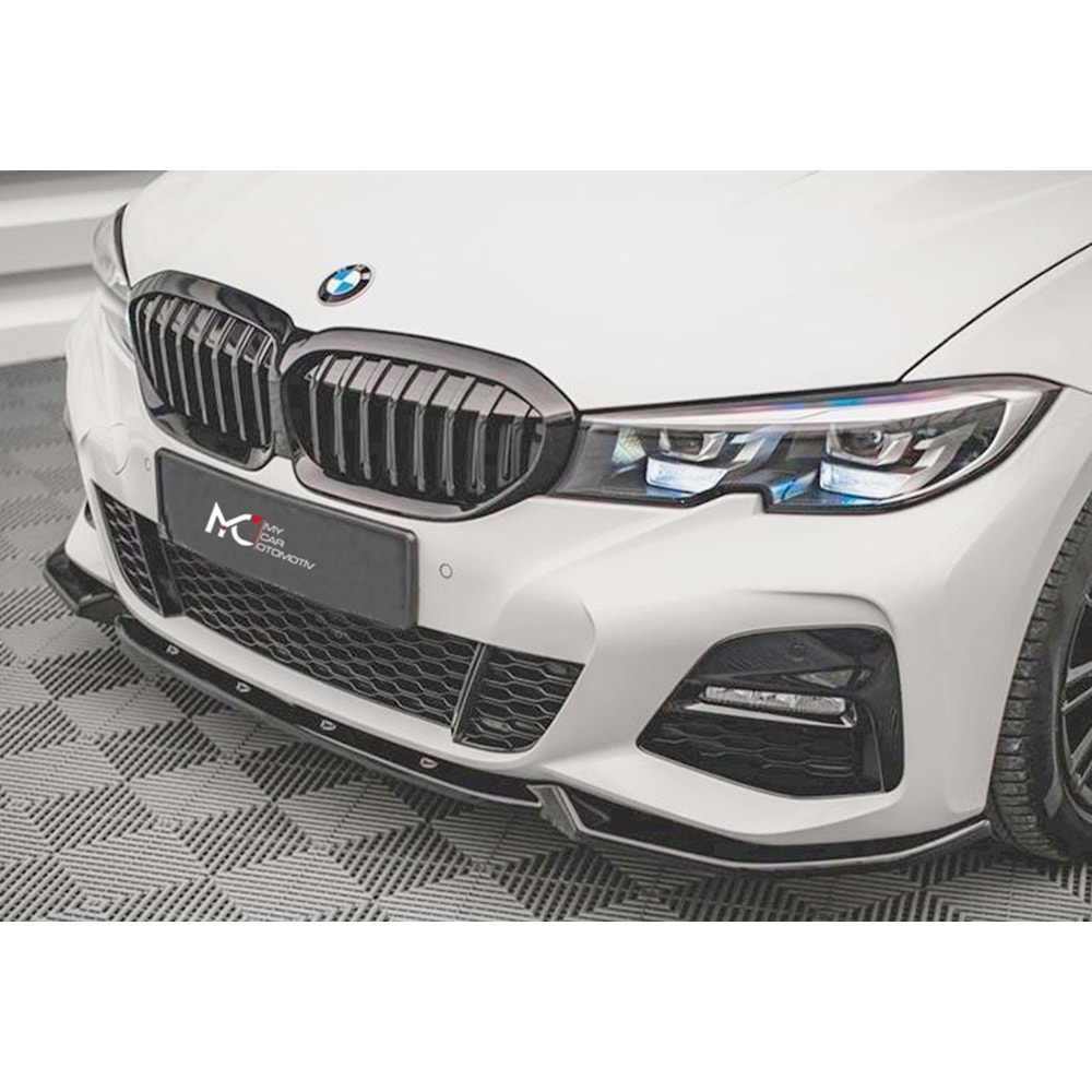 BMW G20 2019+ - Tampon Lipi/Ön, A Plus M Pack V4 Stil, Piano Black Parlak Ürün Yüzeyi, Vakum