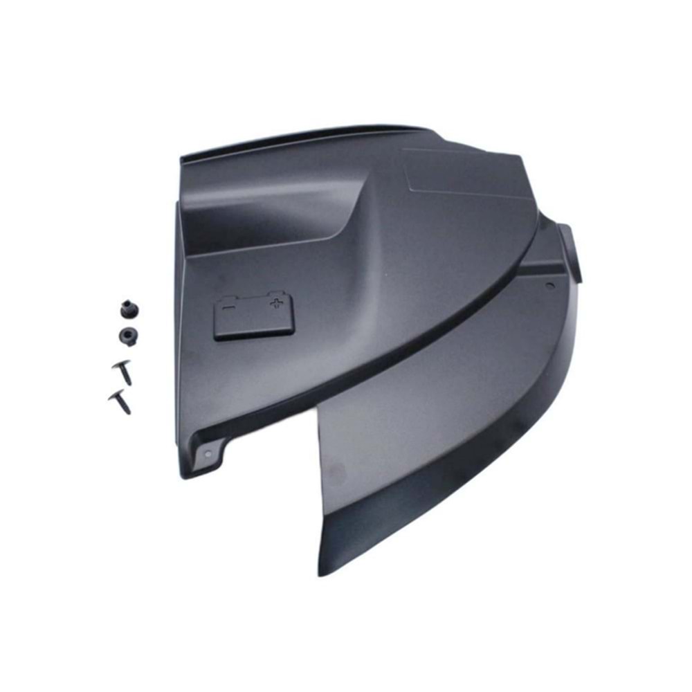 VW Transporter T5.2 2009+ - Akü ve Far Üst Kaplaması, A Plus Oem V1 Stil, Mat Siyah Ürün Yüzeyi, Vakum, Set