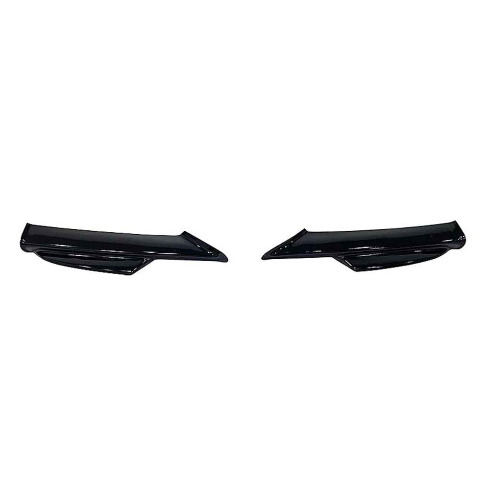 BMW E90 2004+ - Tampon Flap/Ön, M Performance V1 Stil, Piano Black Ürün Yüzeyi, Vakum, Set
