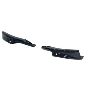 BMW E90 LCI 2008+ - Tampon Flap/Ön, M Performance V1 Stil, Piano Black Yüzey Ürün Yüzeyi, Vakum, Set
