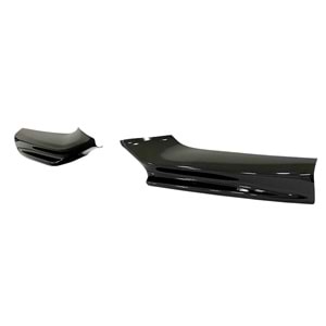 BMW F10 2010+ - Tampon Flap/Ön, B Plus M Performance V1 Stil, Piano Black, Vakum, Set