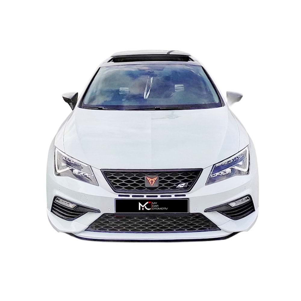 Seat Leon Mk3 FL 2017+ - Tampon Ek/Ön, Dynamic Stil, İşlem Yapılmamış Ham Ürün Yüzeyi, Vakum